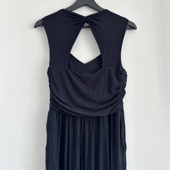 Anthropologie Moulinette Soeurs Molly Knit Jumpsuit Size Medium Black - Picture 3 of 11